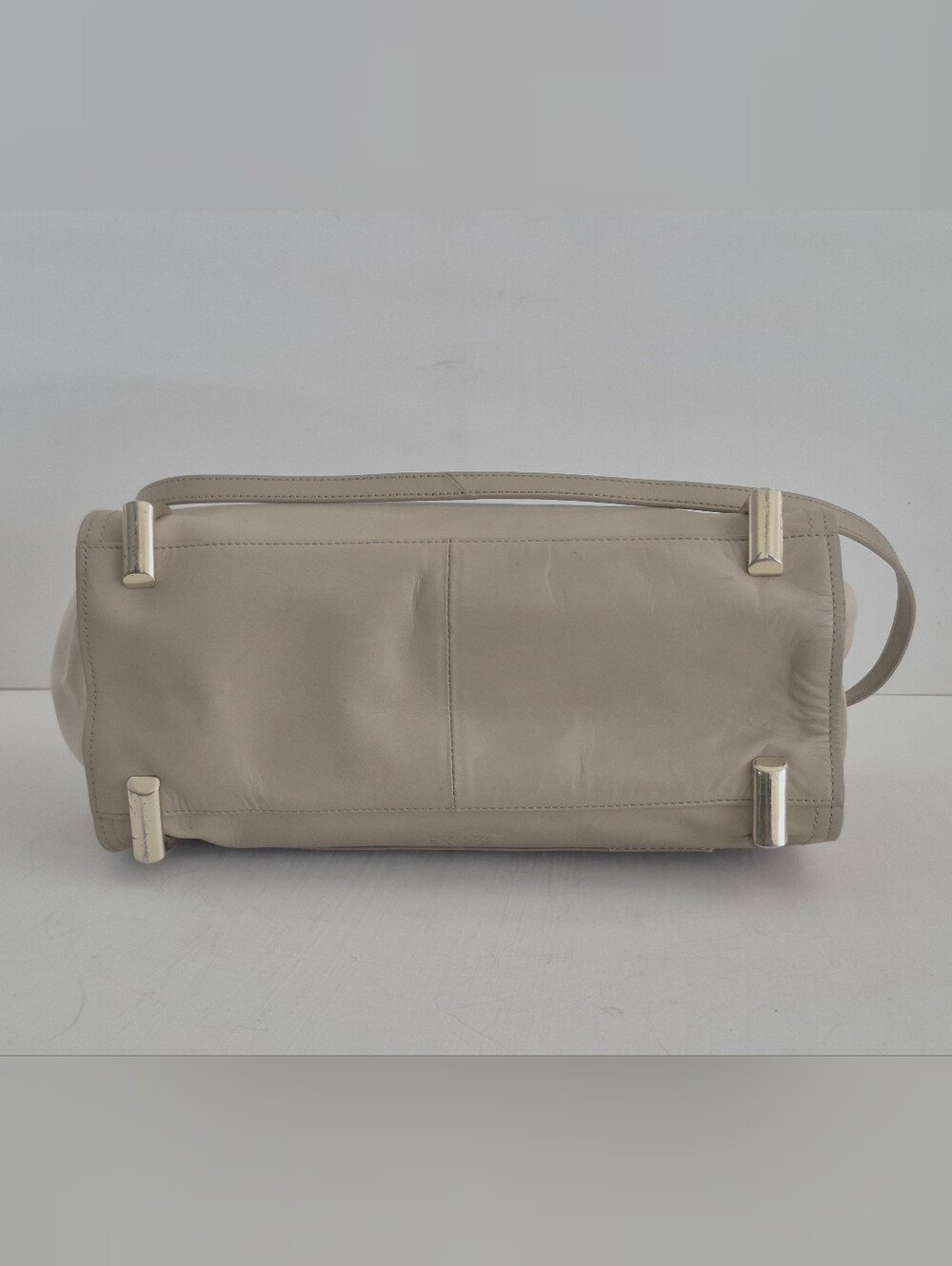 Zac Posen Daphne Taupe Structured Satchel with Detachable Shoulder Strap - Picture 10 of 15